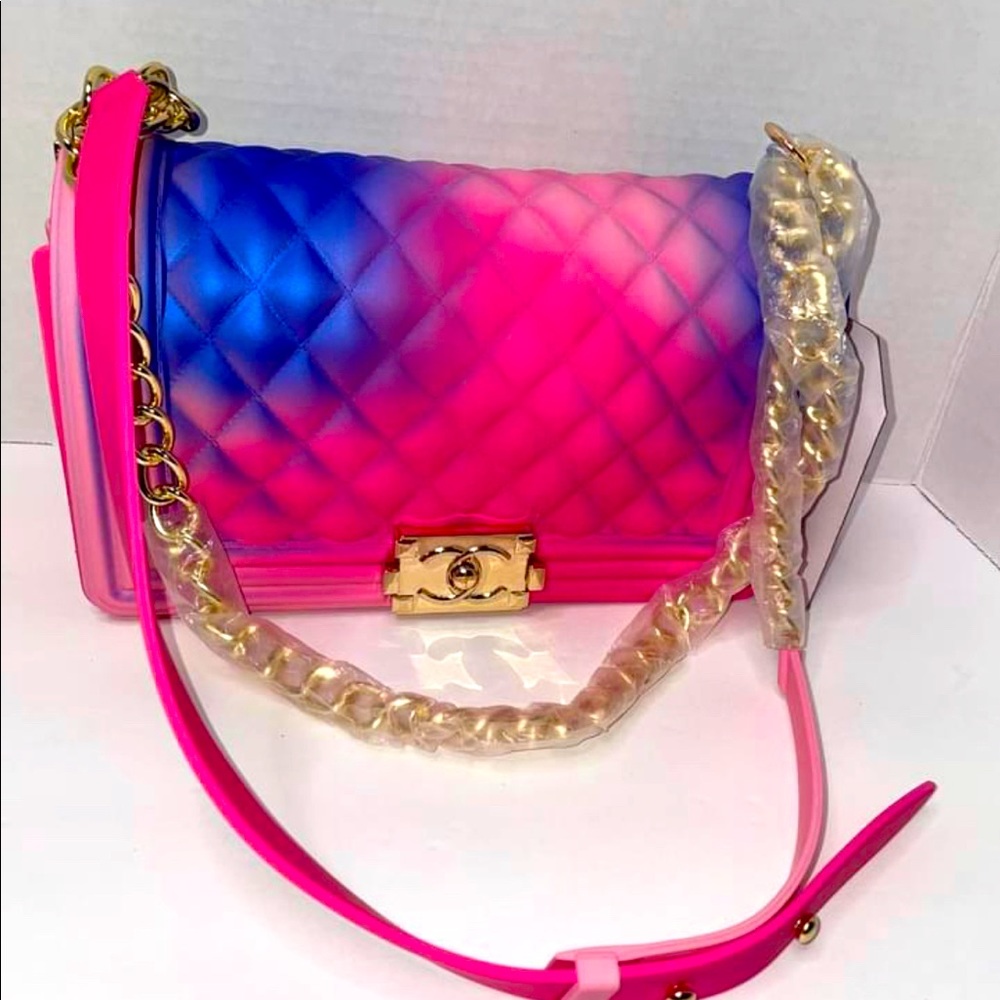 Logo style double C jelly purse
